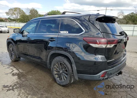 2017 Toyota Highlander Se from USA, damaged, VIN 5TDJZRFH1HS389543